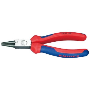 Knipex 22 02 140 Pliers Round Nose black 140mm Grip Handle